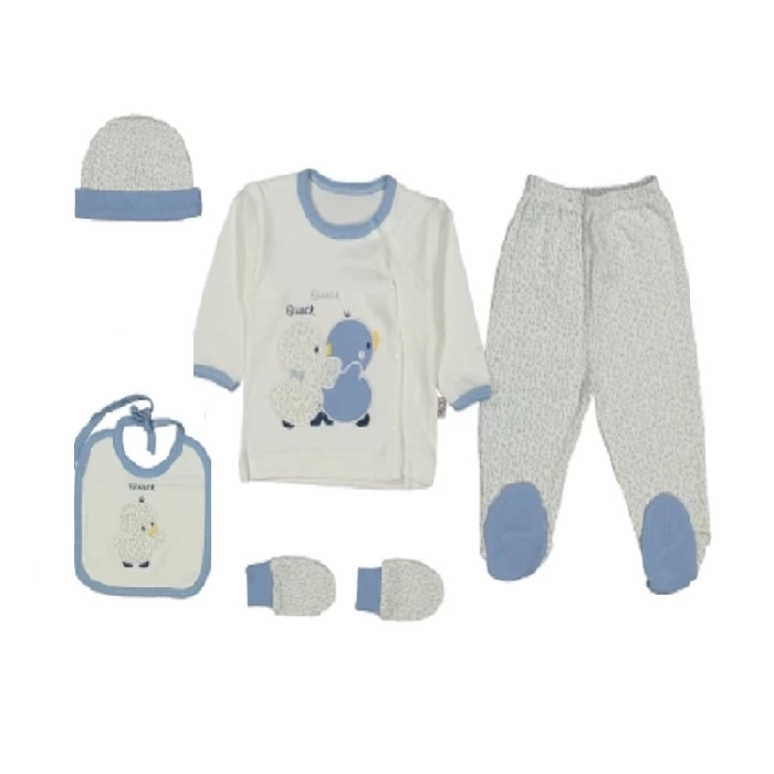 Bebi set plavi 232795 - pamučni set za bebe