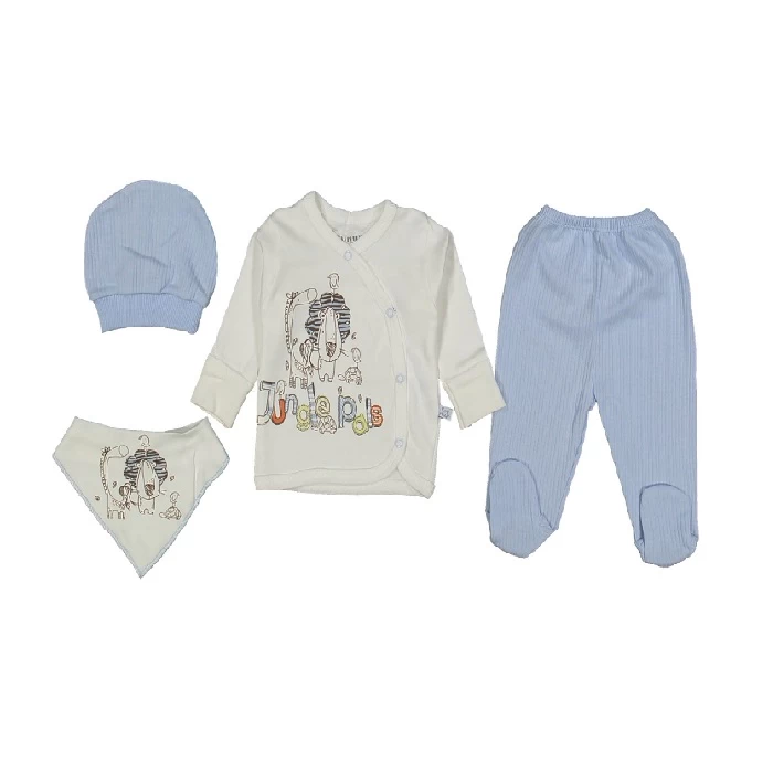 Bebi set plavi 235866 - plavi pamučni set za bebe