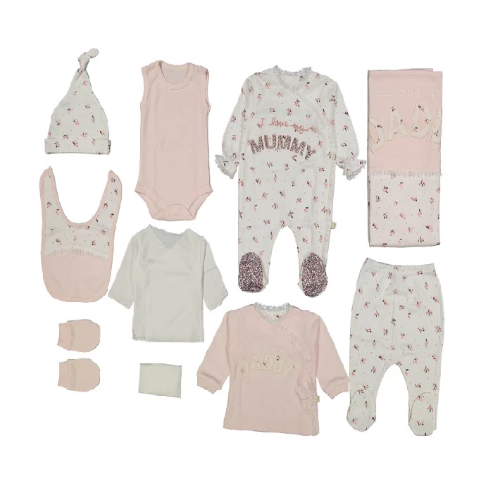 Bebi set roze 243842 - bebi set za novorođenče