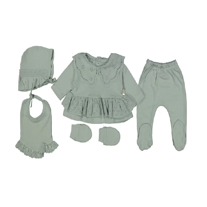 Bebi set zeleni 244157 - bebi set  pamučni