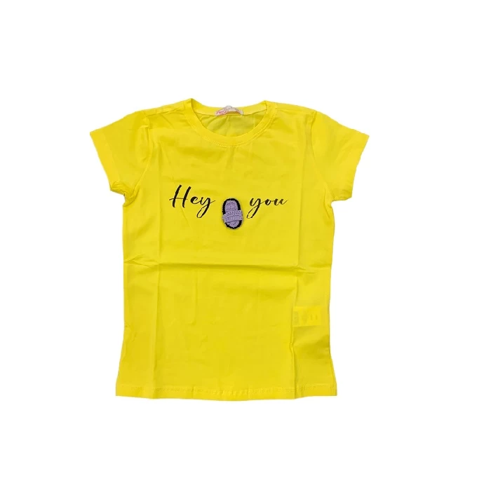 Majica 3536920 - pamučna žuta majica