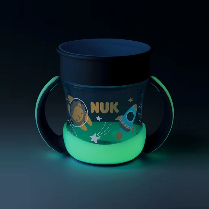 Plava čaša za učenje NUK 255538 - Mini Magic Cup za dečake 160 ml