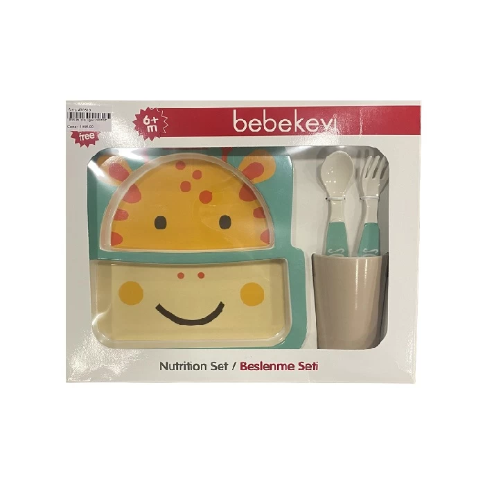 Set za jelo žirafa 220767 - set za jelo za bebe