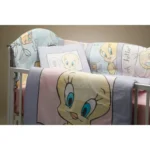 Posteljina sa ogradicom TWEETY - posteljina za krevetac