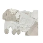 Bebi set bež 243845 - pamučni set za bebe dečake