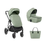 Kolica THEA 2u1 army green KKB20136 - kolica za bebe sa tvrdom korpom