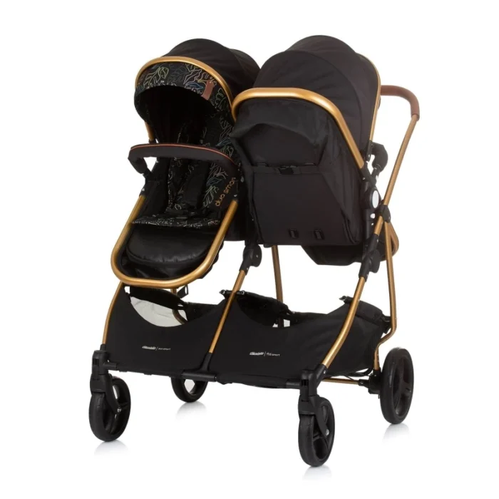 Kolica za blizance 3u1 Chipolino duo smart OLeaves - Image 4