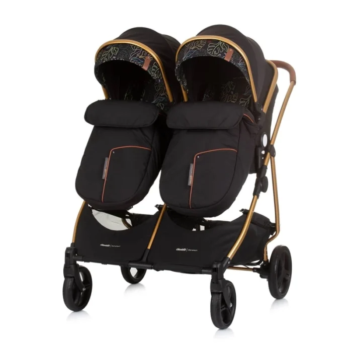 Kolica za blizance 3u1 Chipolino duo smart OLeaves - Image 1