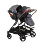 Kolica za blizance 3u1 Chipolino duo smart SGrey - Slika 5