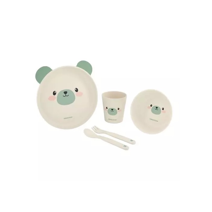 Set posuđa od bambusa Bear Mint