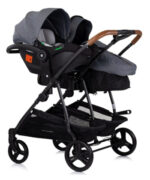 Kolica za blizance 3u1 Chipolino Duo Smart Cloud