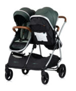 Kolica za blizance 3u1 Chipolino duo smart Basil - Slika 13