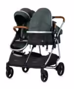 Kolica za blizance 3u1 Chipolino duo smart Basil - Slika 13