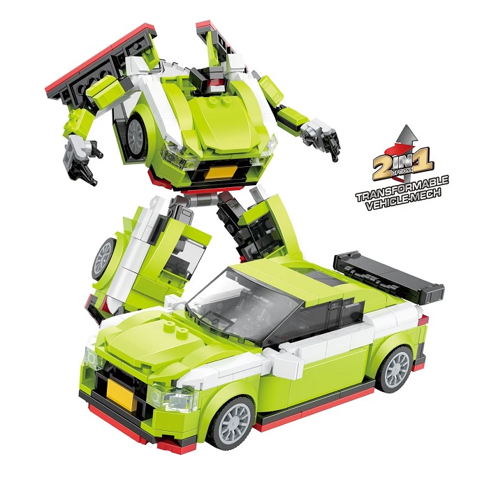 Kocke transformers zeleni 4896