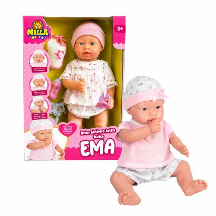 11-72270 Interaktivna lutka beba Ema Milla toys